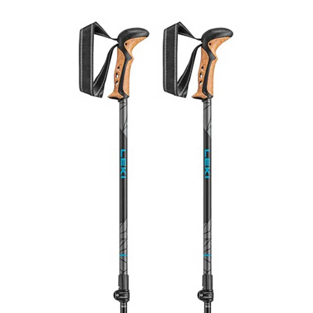 LEKI Khumbu Lite As Stavar, Black / petrol / dark anthracite, 100-135cm