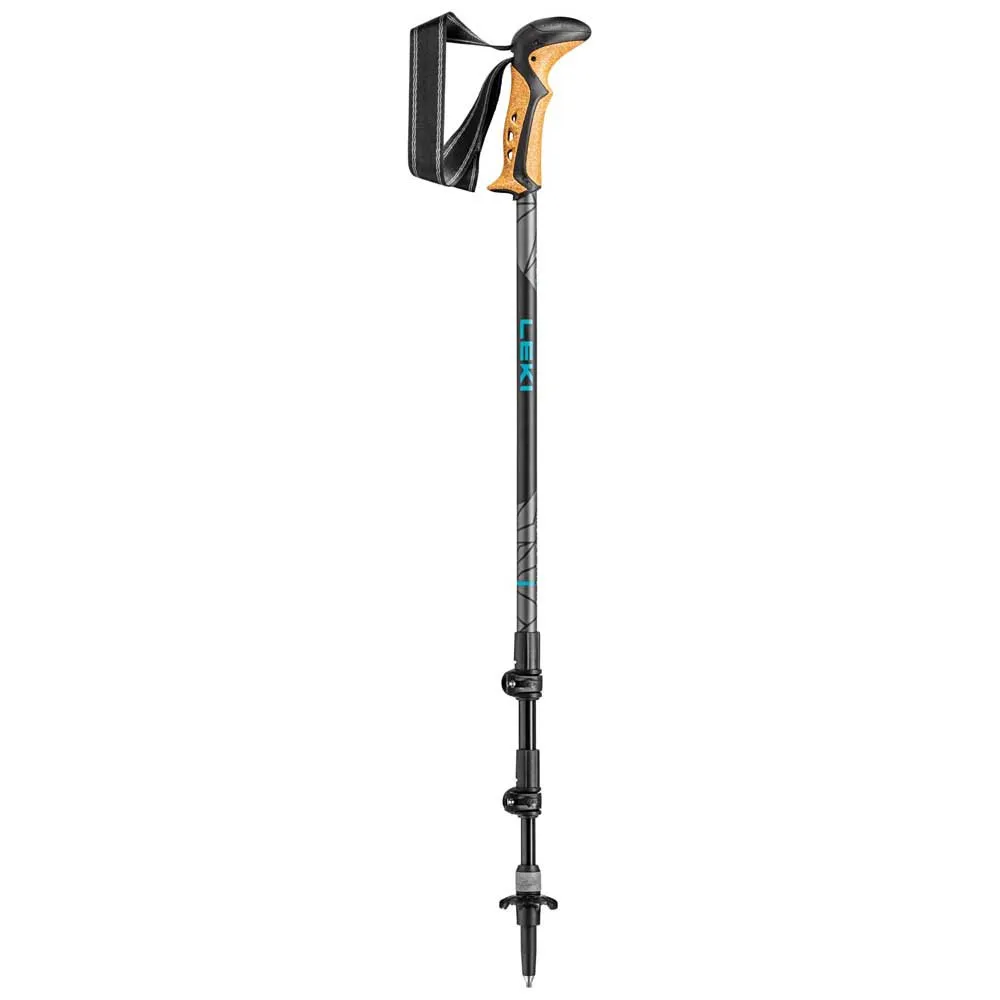 LEKI Khumbu Lite As Stavar, Black / petrol / dark anthracite, 100-135cm