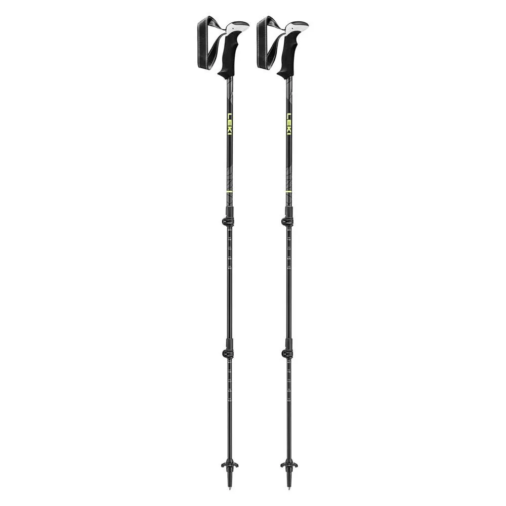LEKI Khumbu Lite Pro Stavar, Black / dark anthracite / frozen yellow, 100-135cm