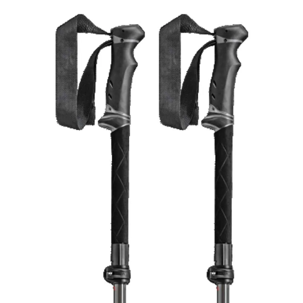 LEKI Legacy Fx Ta Stavar, Silver gray / bright red / black, 110-130cm