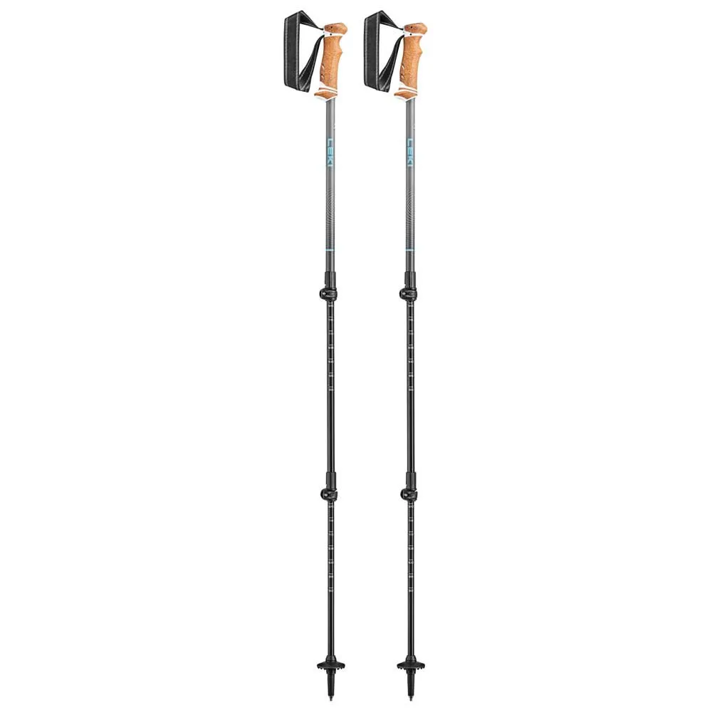 LEKI Lhasa Stavar, Mint / dark anthracite / white, 90-125cm