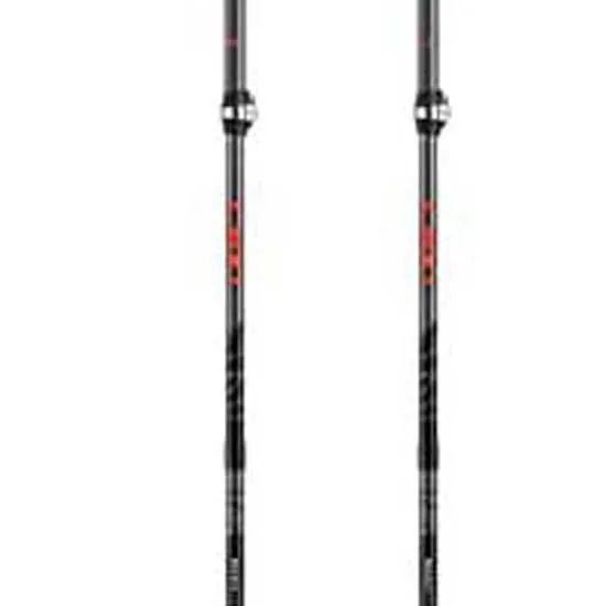 LEKI Makalu Fx Carbon As Stavar, Llight anthracite / bright red / black, 110-130cm