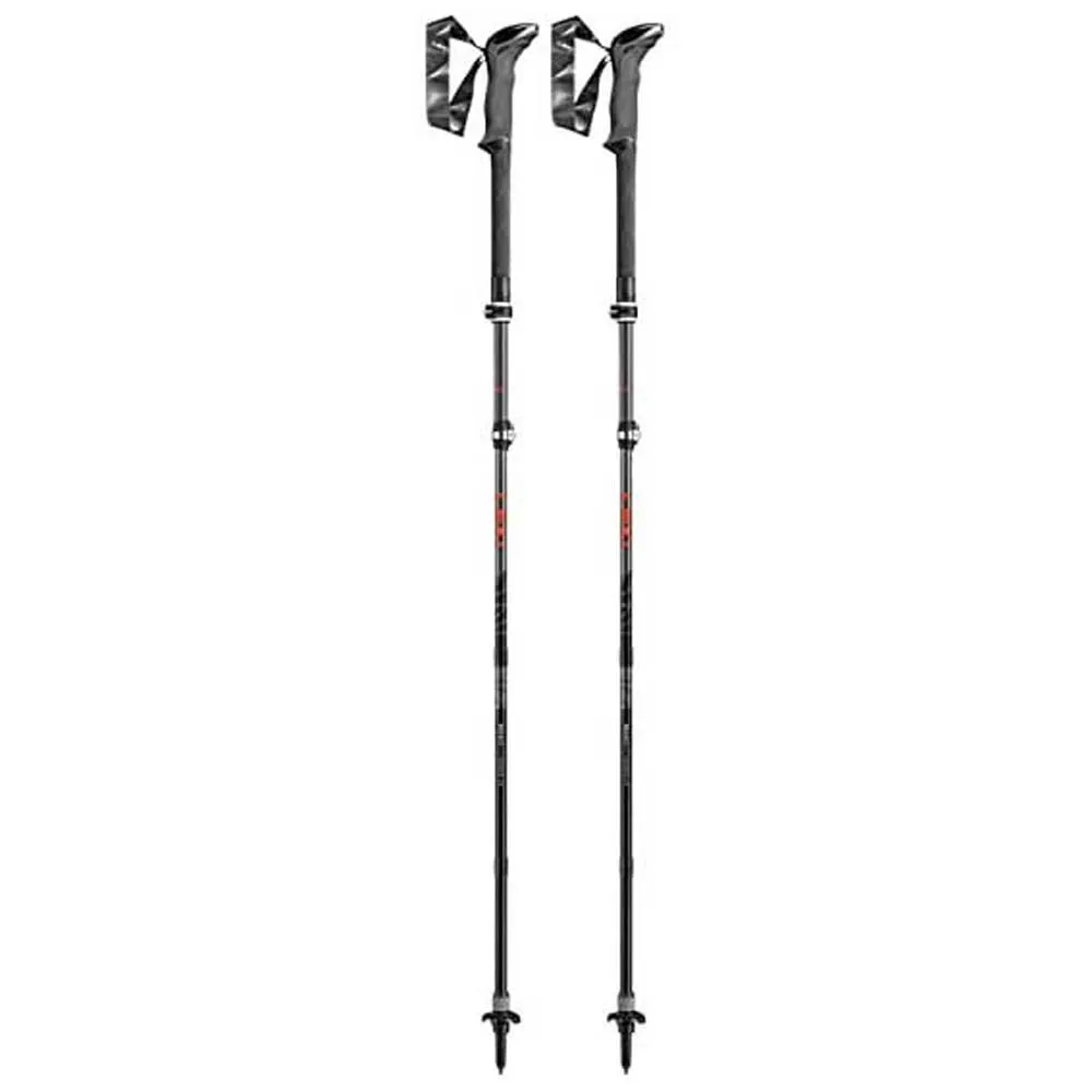 LEKI Makalu Fx Carbon As Stavar, Llight anthracite / bright red / black, 110-130cm