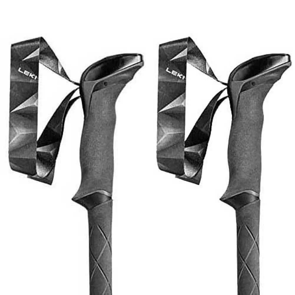 LEKI Makalu Fx Carbon As Stavar, Llight anthracite / bright red / black, 110-130cm