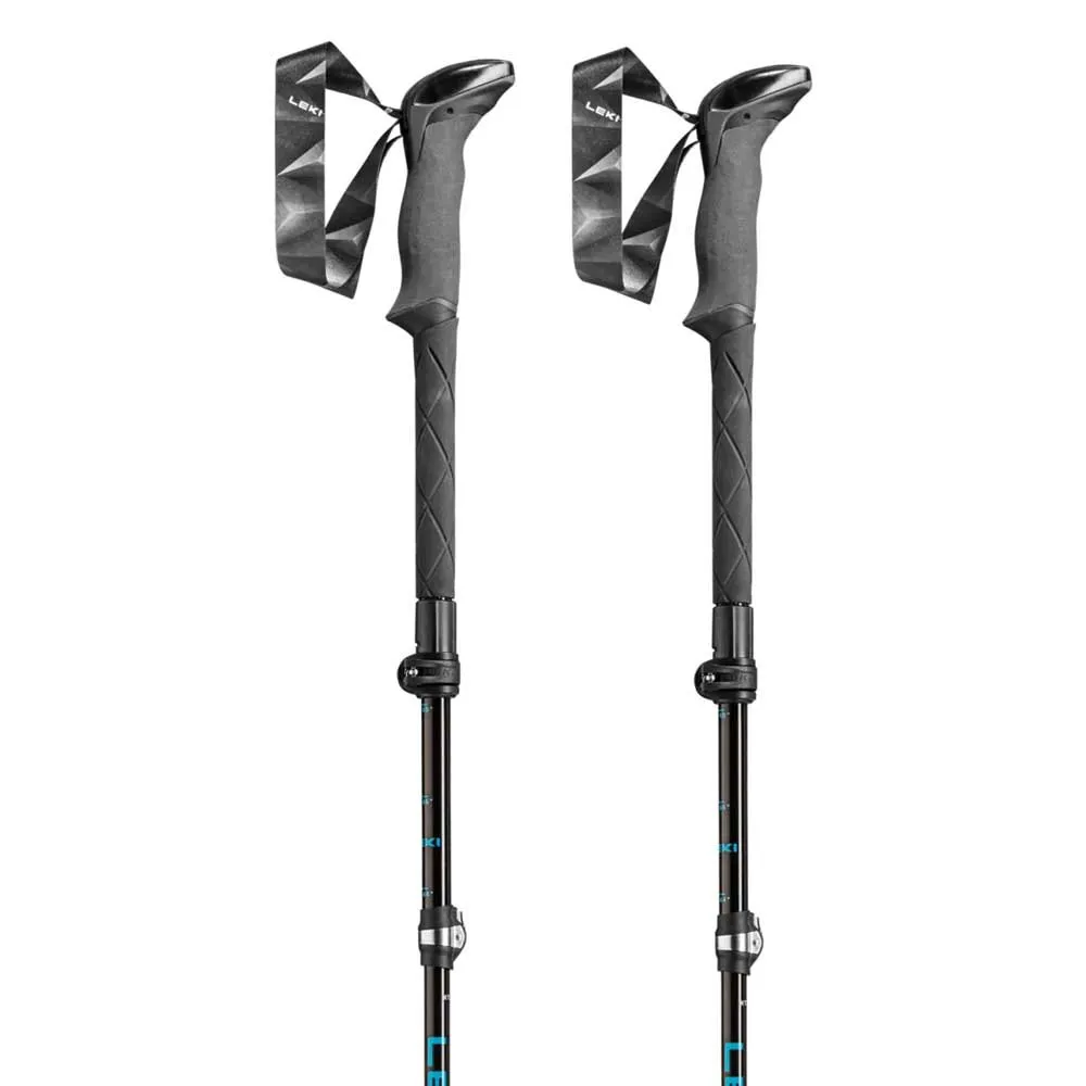 LEKI Makalu Fx Ta Stavar, Petrol / black / silver gray, 110-130cm
