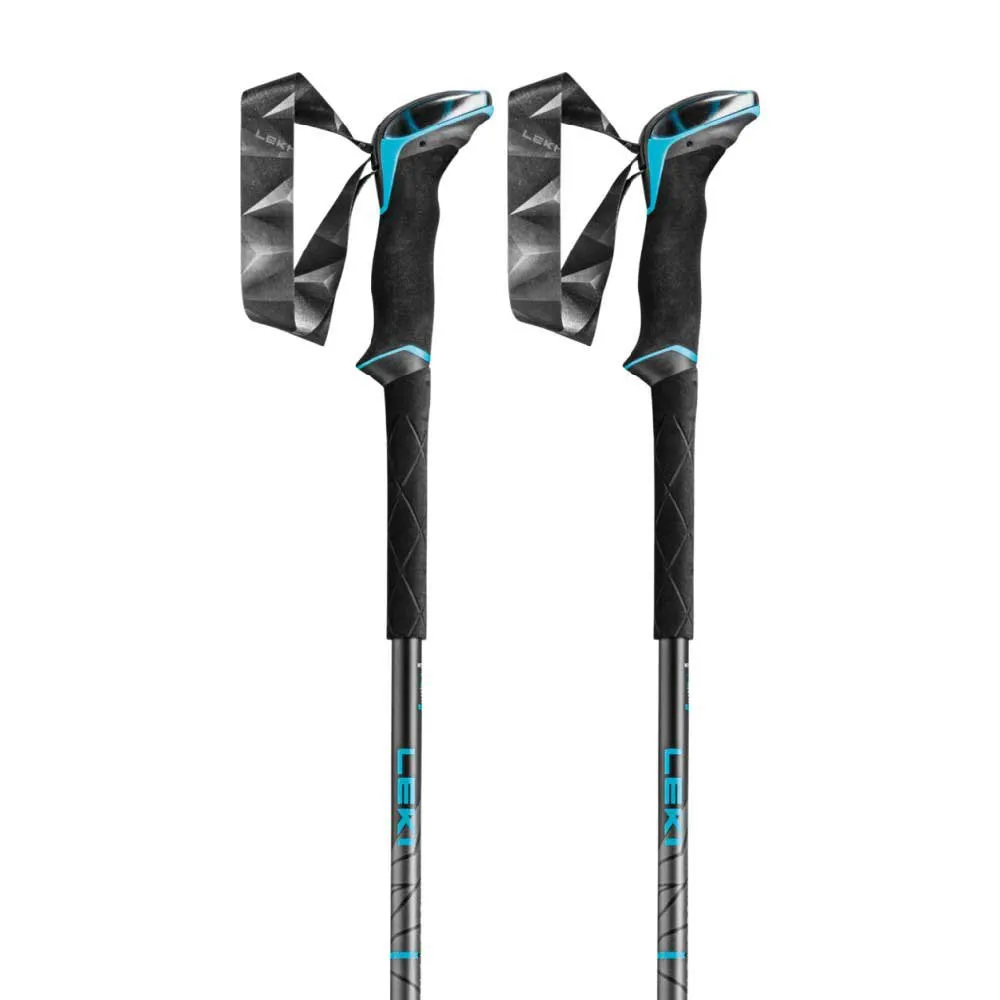 LEKI Makalu Lite As Stavar, Black / dark anthracite / petrol, 100-135cm