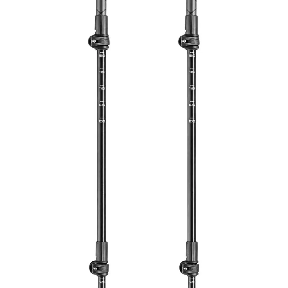 LEKI Makalu Lite As Stavar, Black / dark anthracite / petrol, 100-135cm