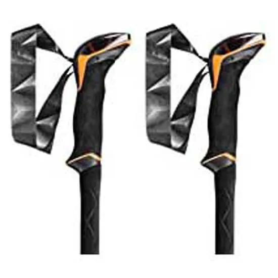 LEKI Makalu Lite Stavar, Orange / black / dark anthracite, 100-135cm