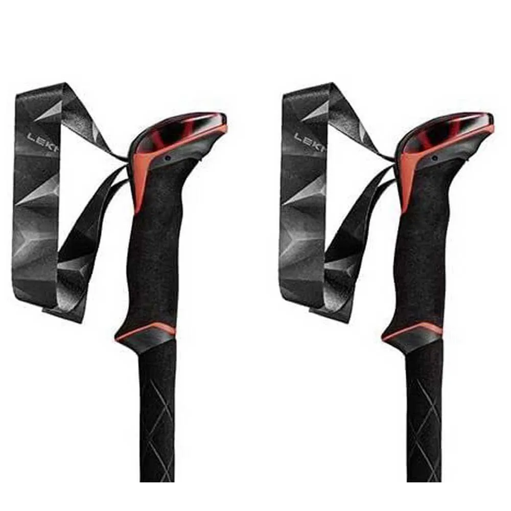 LEKI Makalu Stavar, Bright red / black / dark anthracite, 110-145cm