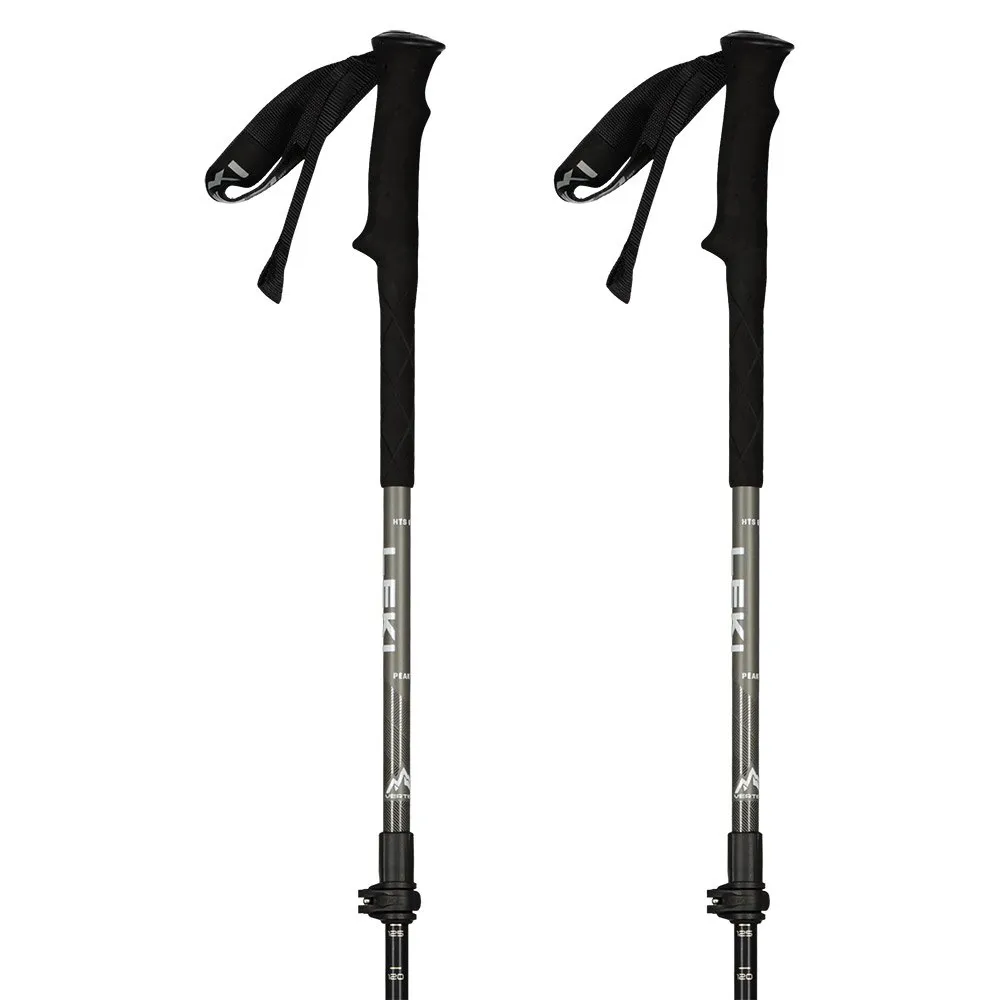 LEKI Peak 3 Juniorstavar, White, 100-135cm