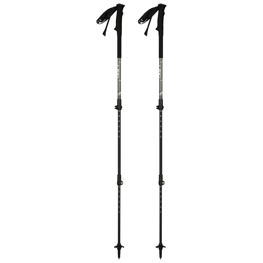 LEKI Peak 3 Juniorstavar, White, 100-135cm
