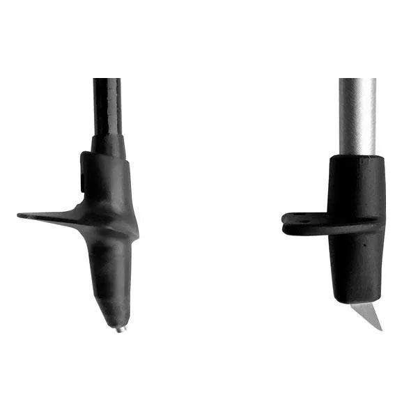 LEKI Rubber Tip Cp Silent Spike Pad Toe Stavgångstassar, Black, One Size