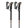 LEKI Sherpa Lite Stavar, Neon orange / black / denim blue, 100-135cm