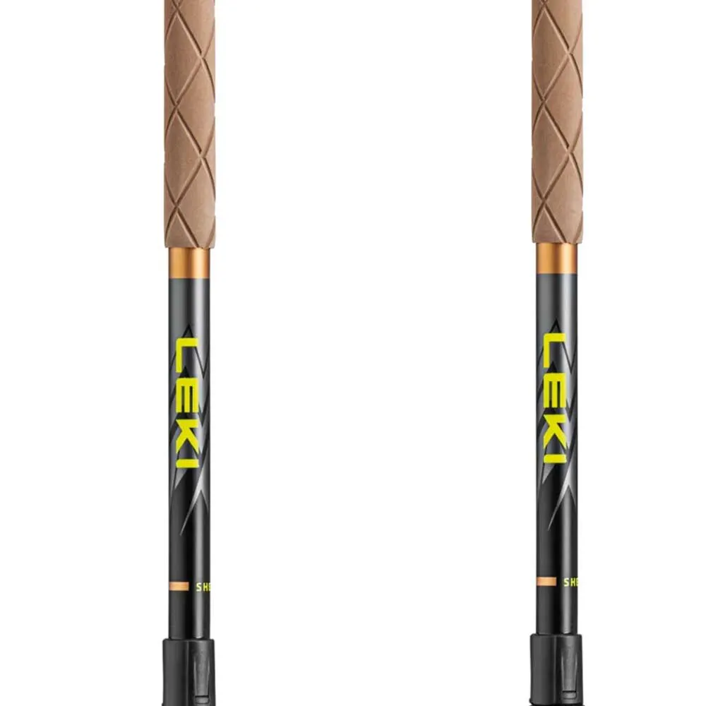 LEKI Sherpa Stavar, Dark anthracite / copper / neon yellow, 110-145cm LEKI Sherpa Stavar, Dark anthracite / copper / neon yellow, 110-145cm