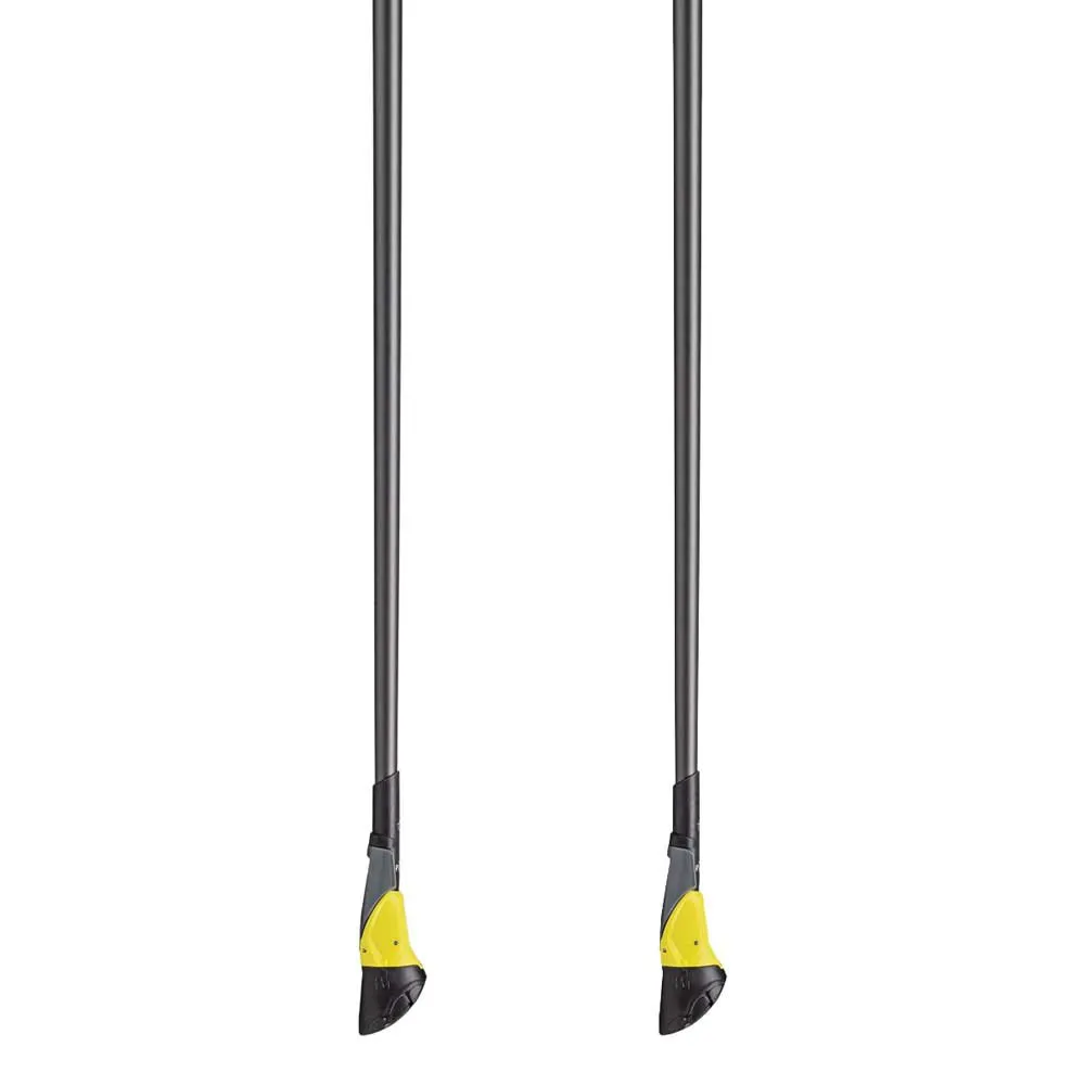 LEKI Smart Pacemaker Stavar, Dark anthracite / black / green yellow, 105cm