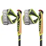 LEKI Smart Pacemaker Stavar, Dark anthracite / black / green yellow, 105cm