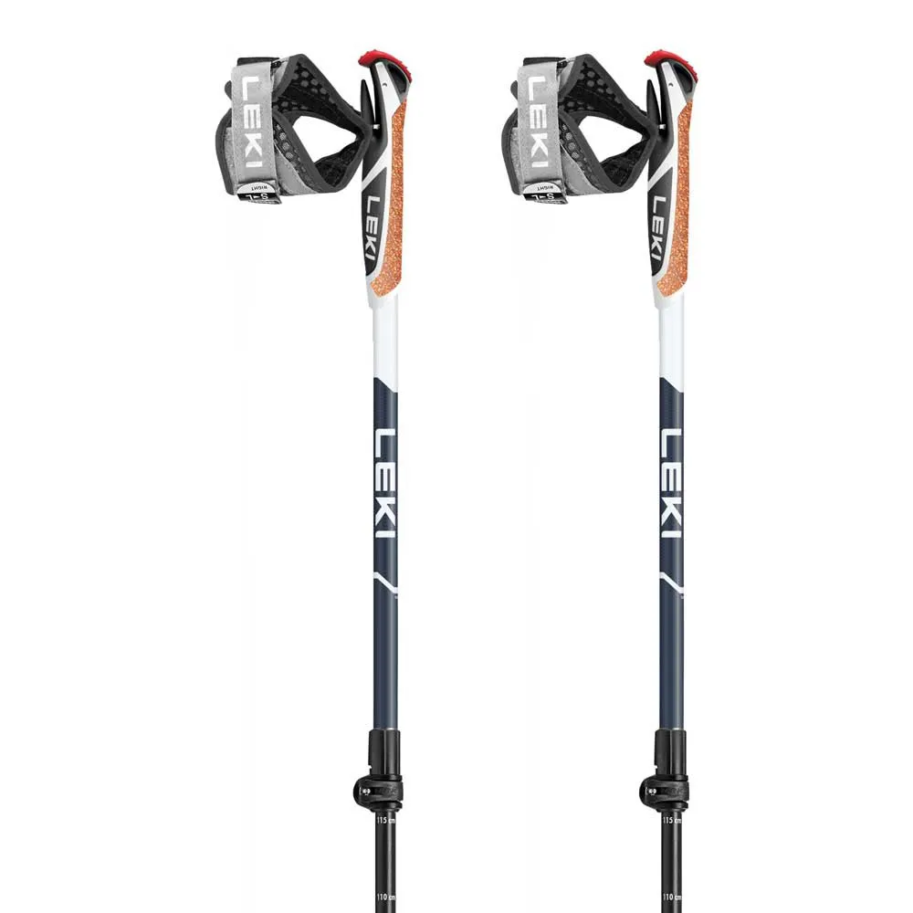 LEKI Smart Supreme Stavar, Black / navy blue, 110-130cm