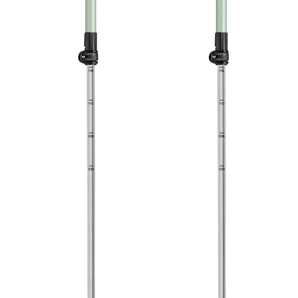 LEKI Spin Shark Sl Stavar, Grey / green / white, 100-130cm