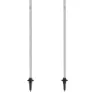 LEKI Spin Shark Sl Stavar, Grey / green / white, 100-130cm