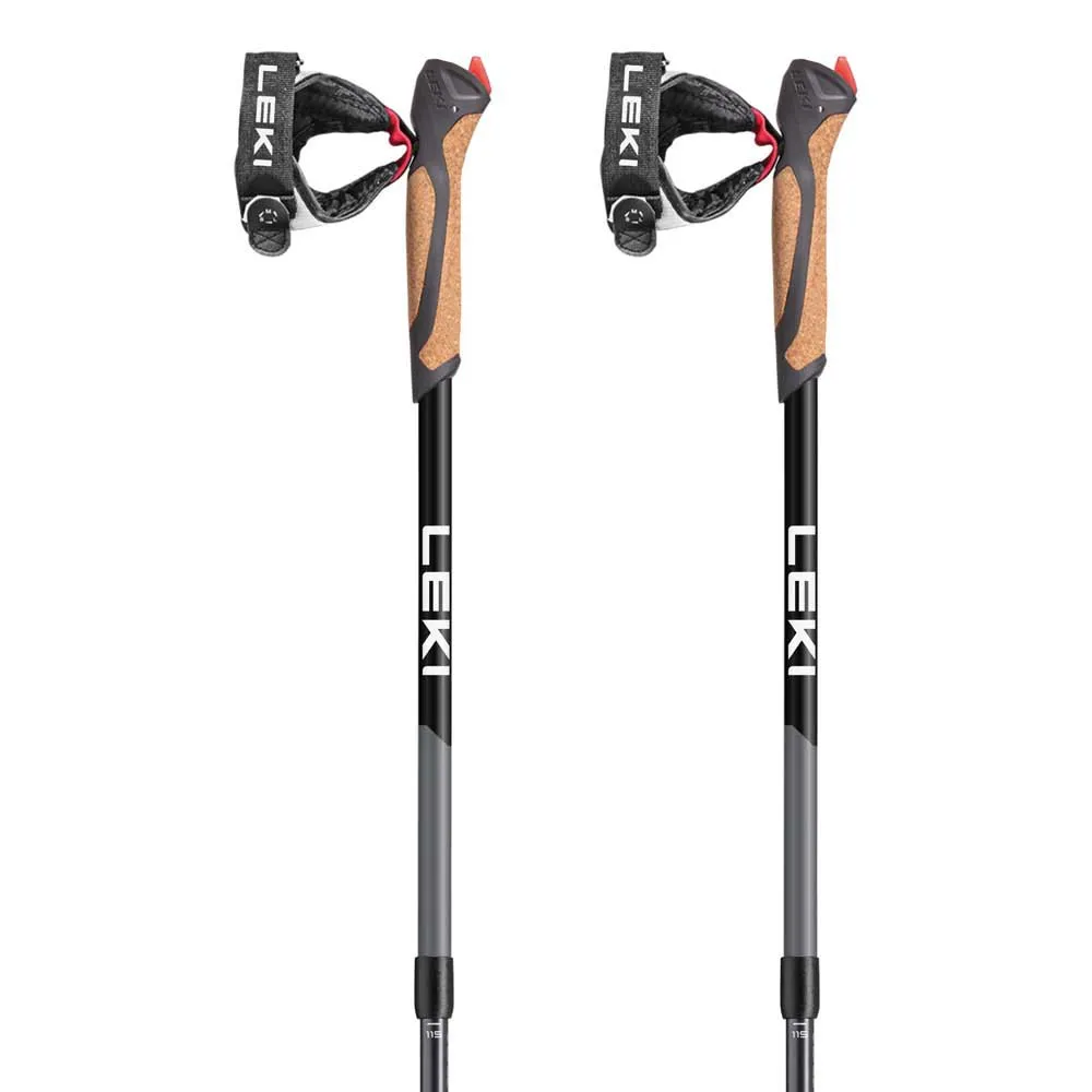 LEKI Spin Stavar, Grey / black, 100-130cm