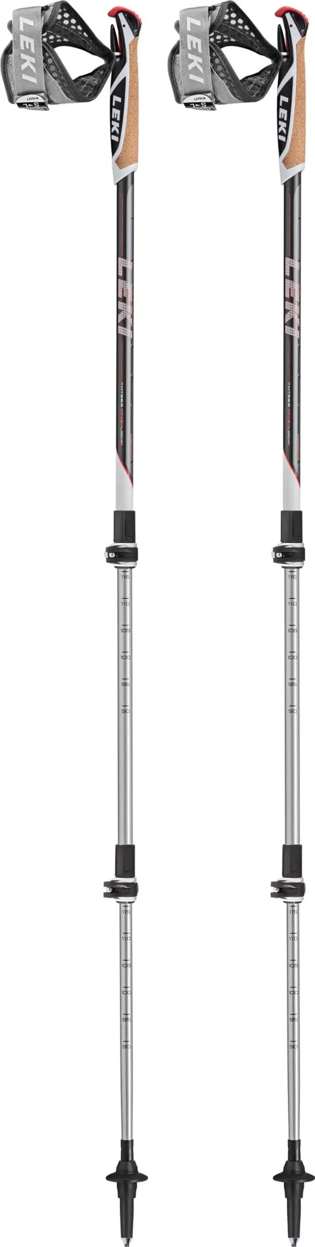 LEKI Traveller Alu, Black-Silver Gray-Neon Yellow, 90-130cm LEKI Traveller Alu, Black-Silver Gray-Neon Yellow, 90-130cm