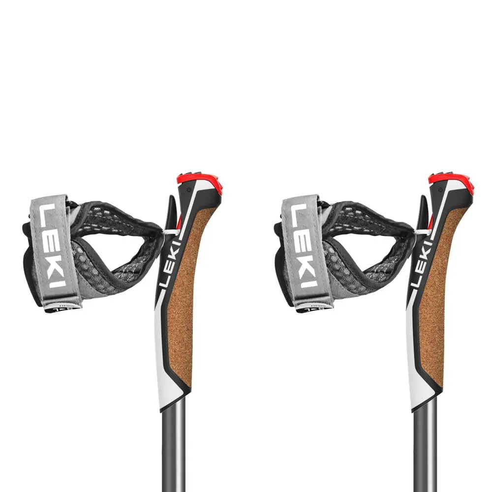 LEKI Traveller Aluminium Stavar, Grey / black, 90-130cm