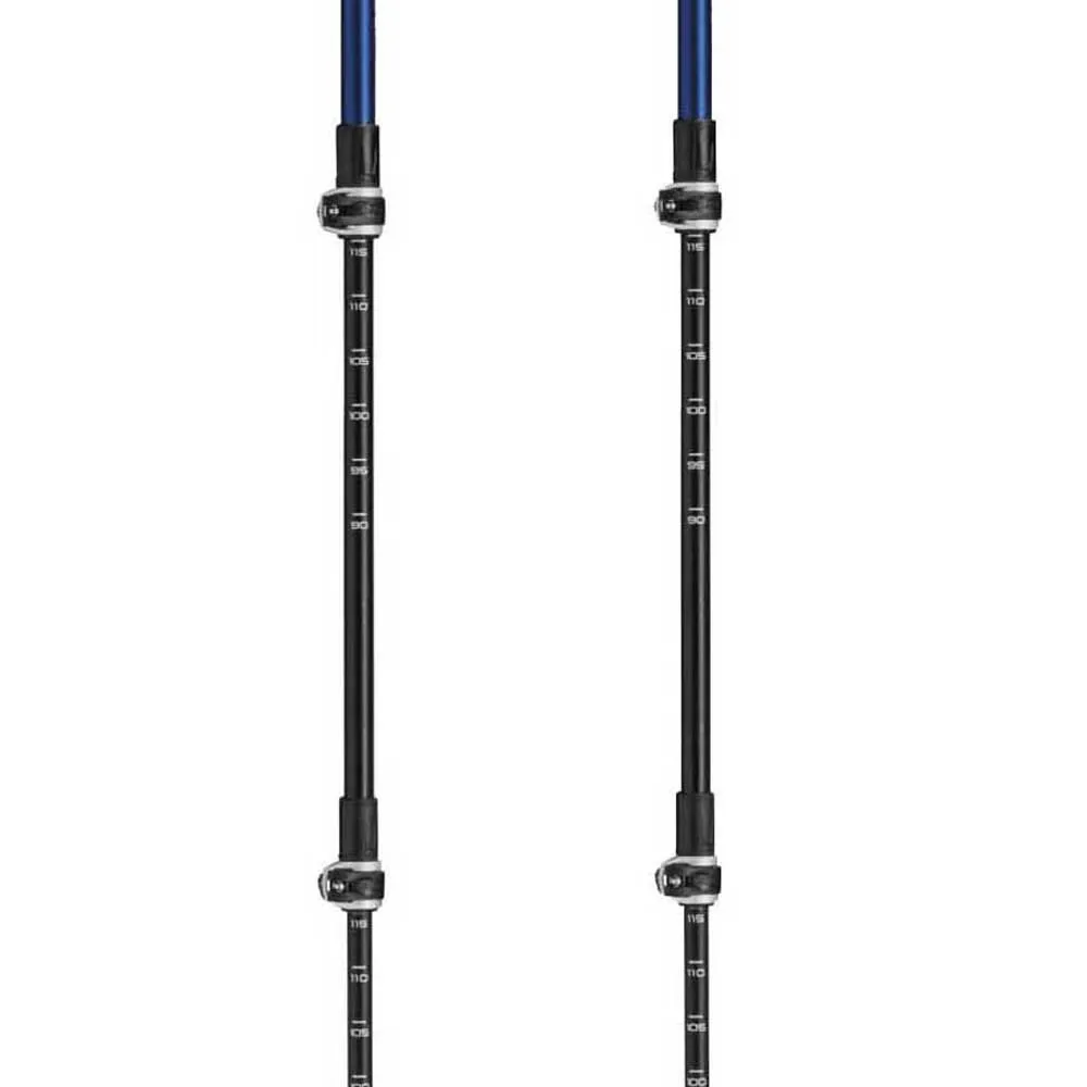 LEKI Traveller Carbon Stavar, Midnight blue / dark metallic / light anthracite / white, 90-130cm