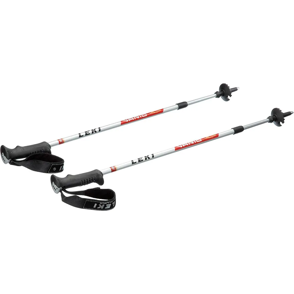 LEKI Trekker Xs Stavar, White / red, 110cm