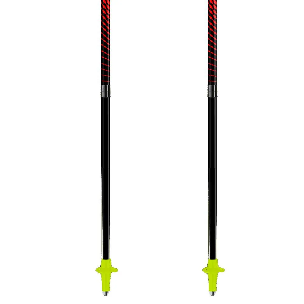 LEKI Ultratrail Fx Juniorstavar, Red / black, 95-110cm