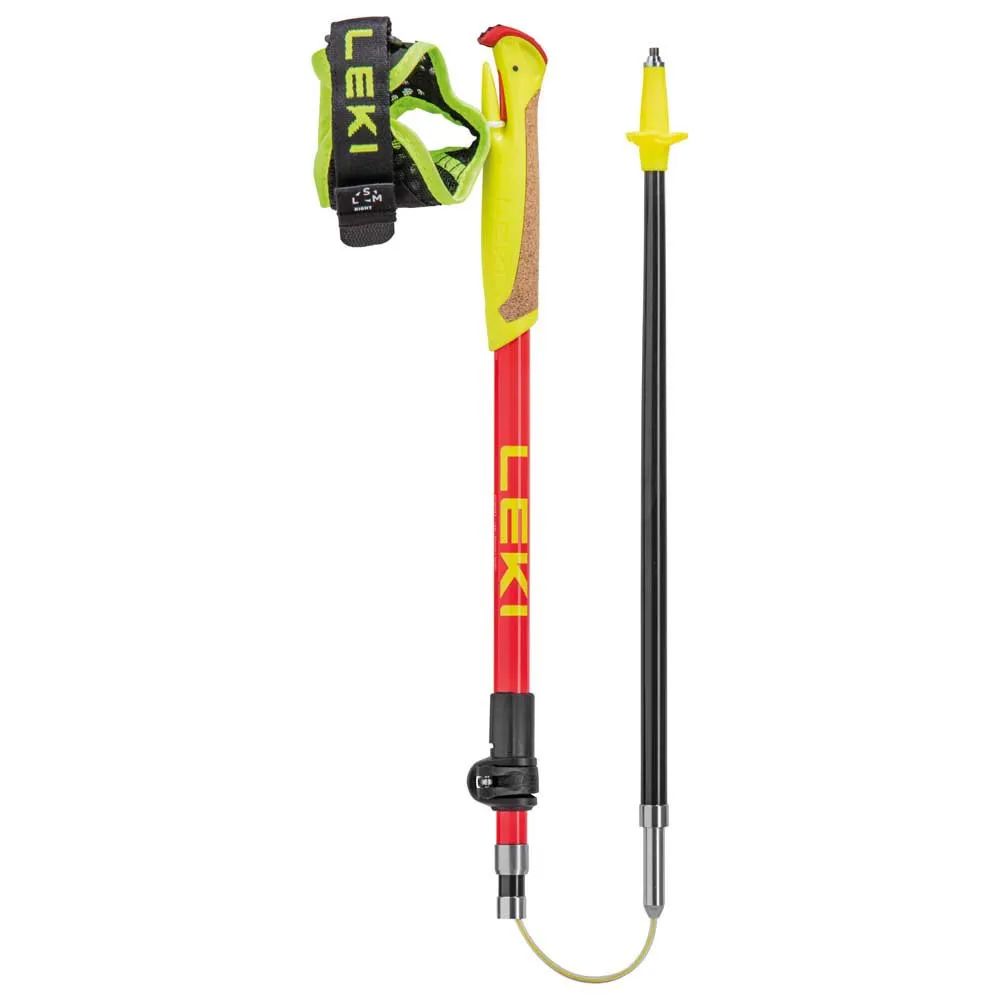 LEKI Ultratrail Fx Juniorstavar, Red / black, 95-110cm