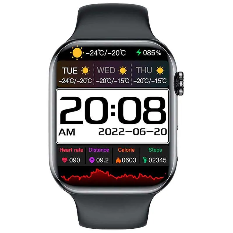 Lemfo Dm10 Smartklocka, Black
