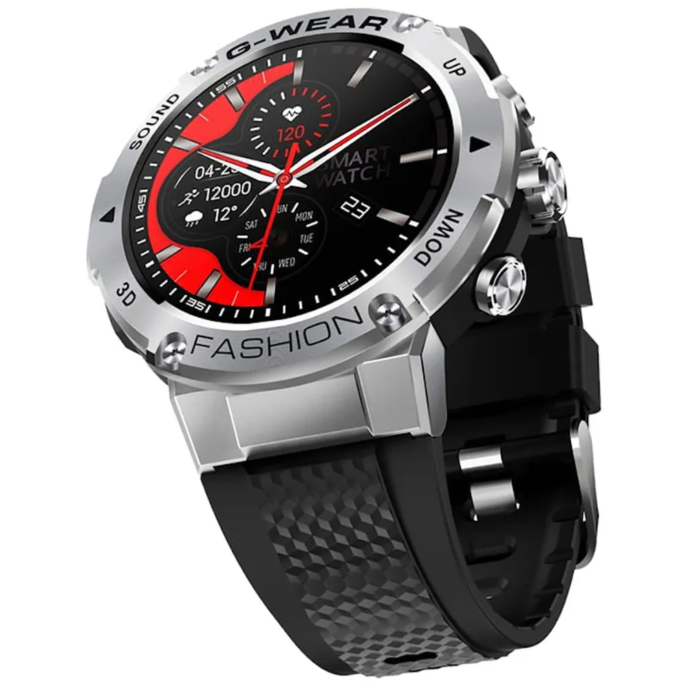 Lemfo K28h Smartklocka, Silver
