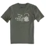 Lemmel Kaffe T-shirt "Vid Utkanten", Khaki green