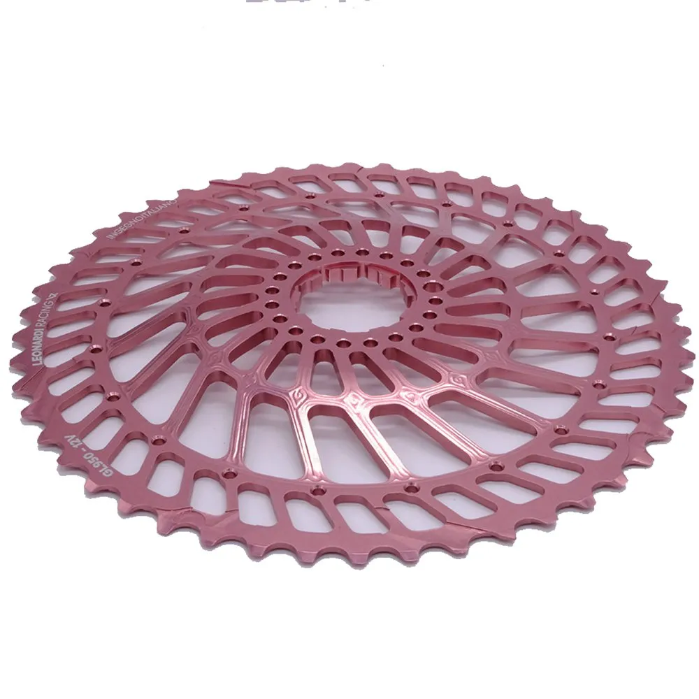 Leonardi Racing 9-50t Xl 12s Kugghjul, Pink, 12s, 9-50t