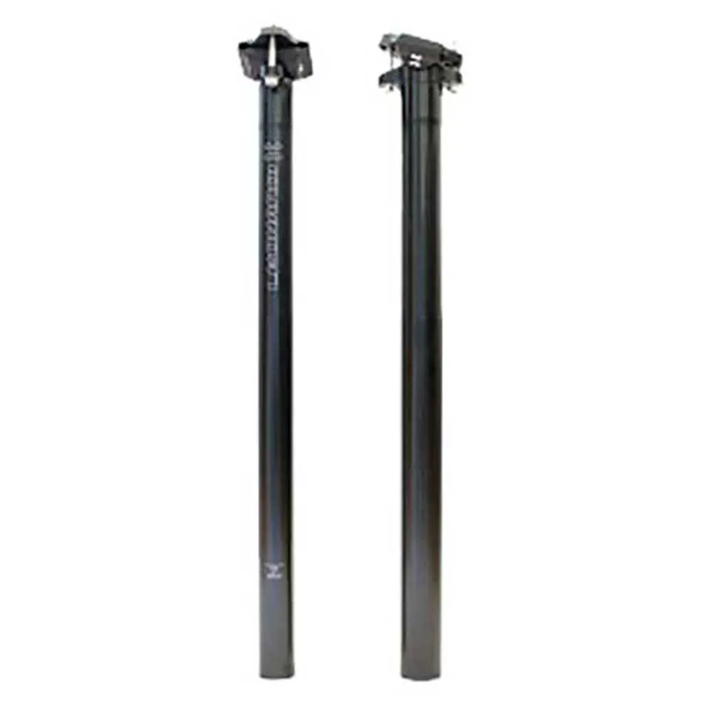 Leonardi Racing Bo Alulite 0º Sadelstolpe, Black, 450mm, 31.6mm