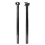 Leonardi Racing Bo Alulite 0º Sadelstolpe, Black, 450mm, 31.6mm
