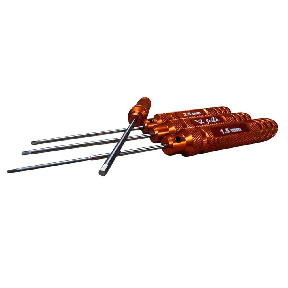 Leonardi Racing Hex Skruvmejselsats, Orange, One Size Leonardi Racing Hex Skruvmejselsats, Orange, One Size
