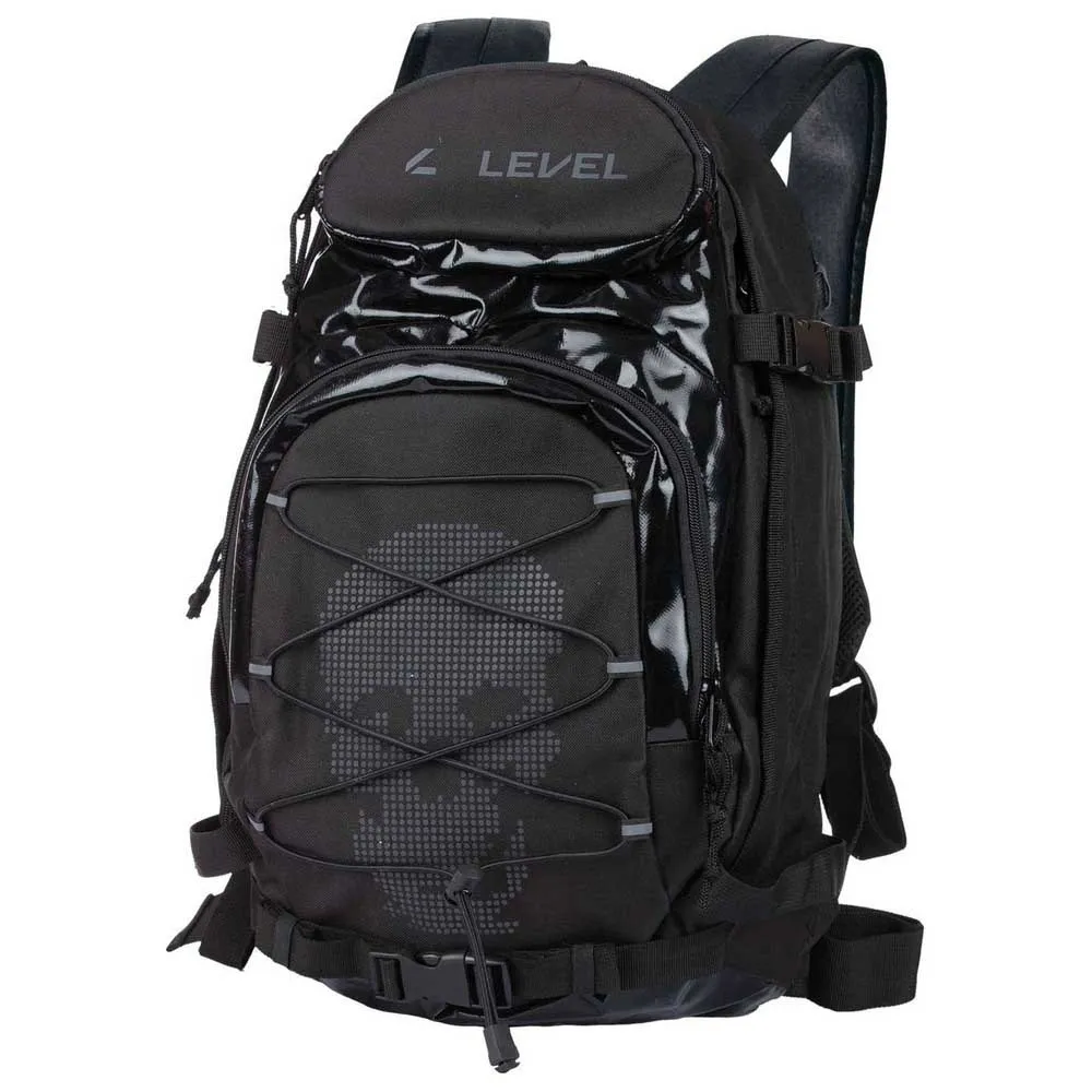 Level Freeride Ryggsäck, Skull black