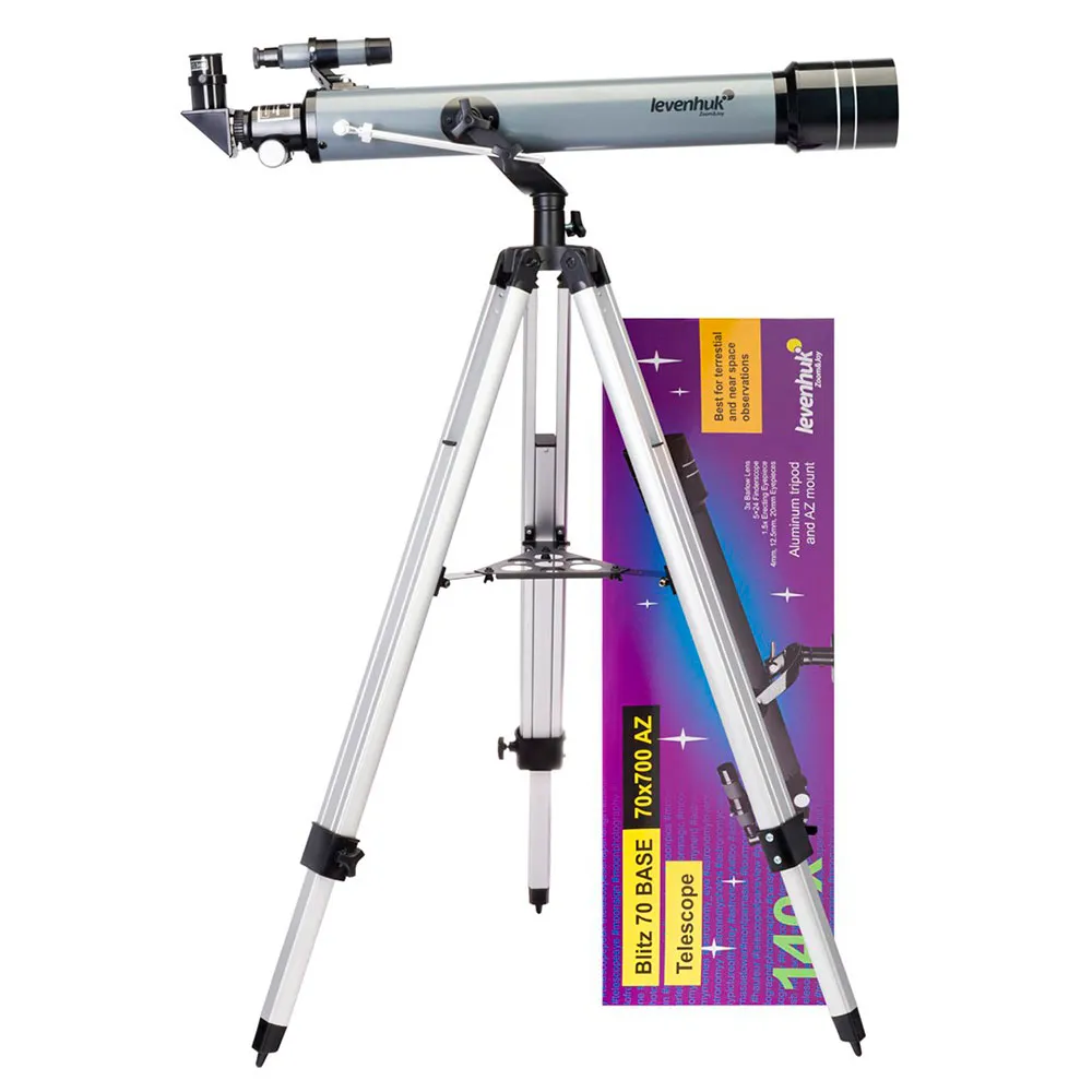 Levenhuk Blitz 70 Base Teleskop, White, One Size