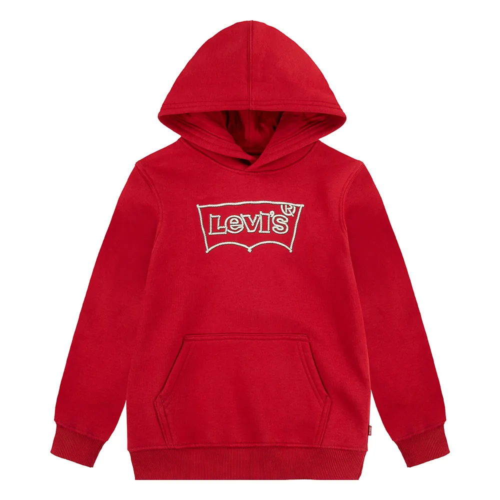 Levi's Batwing Tröja Med Huva, Chili pepper, 14Y
