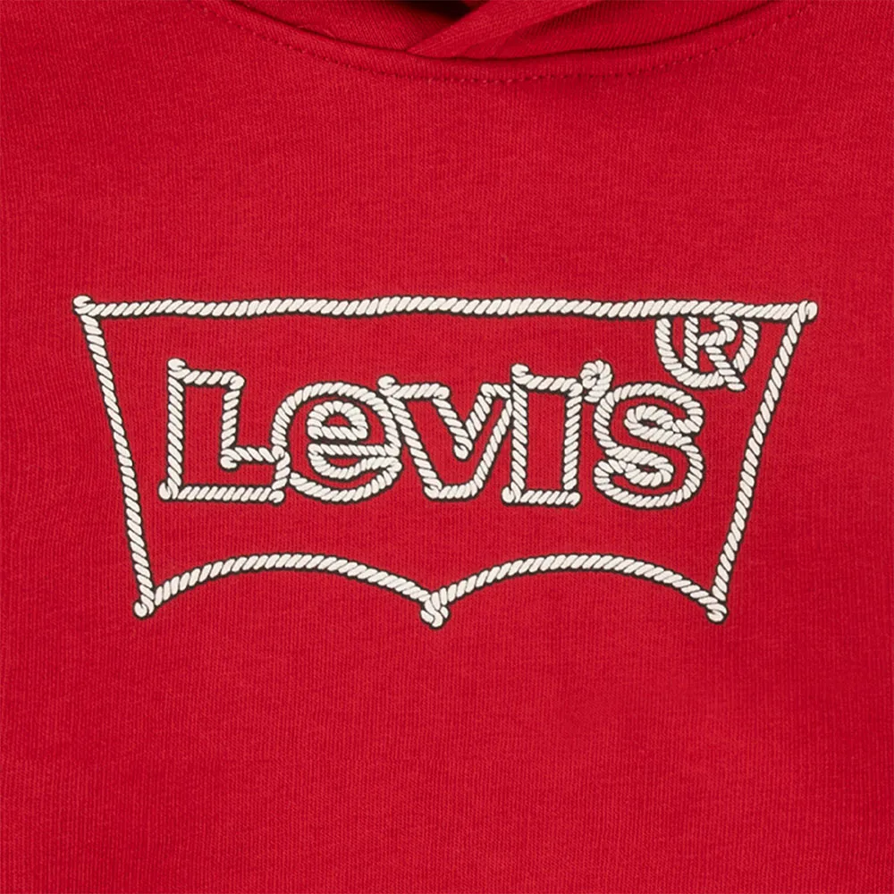 Levi's Batwing Tröja Med Huva, Chili pepper, 14Y