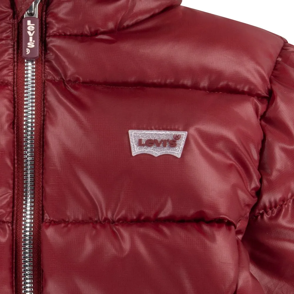 Levi's Fur Puffer Jacka, Cabernet, 14Y