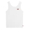 Levi's Meet And Greet Ribbed ärmlös T-shirt, Bright white, 16Y