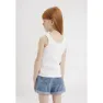 Levi's Meet And Greet Ribbed ärmlös T-shirt, Bright white, 16Y