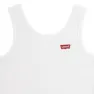 Levi's Meet And Greet Ribbed ärmlös T-shirt, Bright white, 16Y