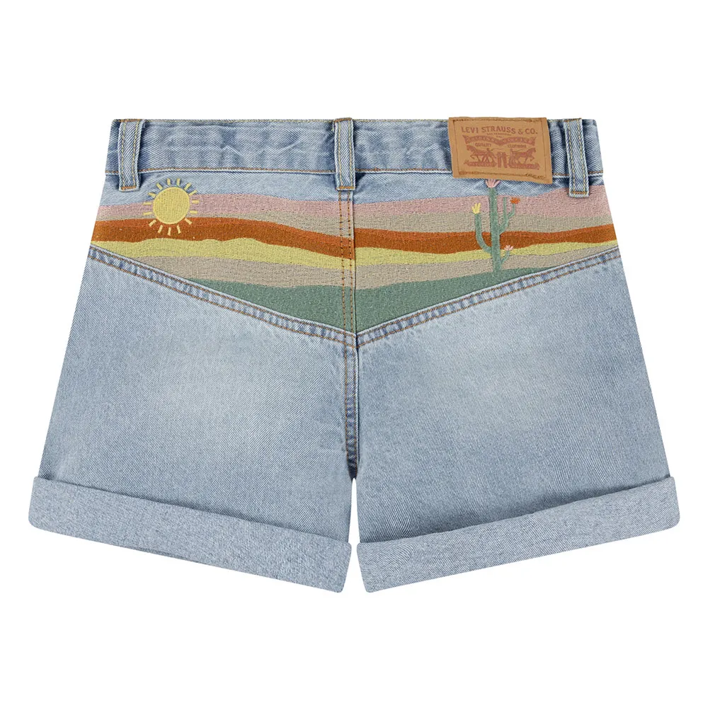 Levi's Mini Mom Embroider Shorts