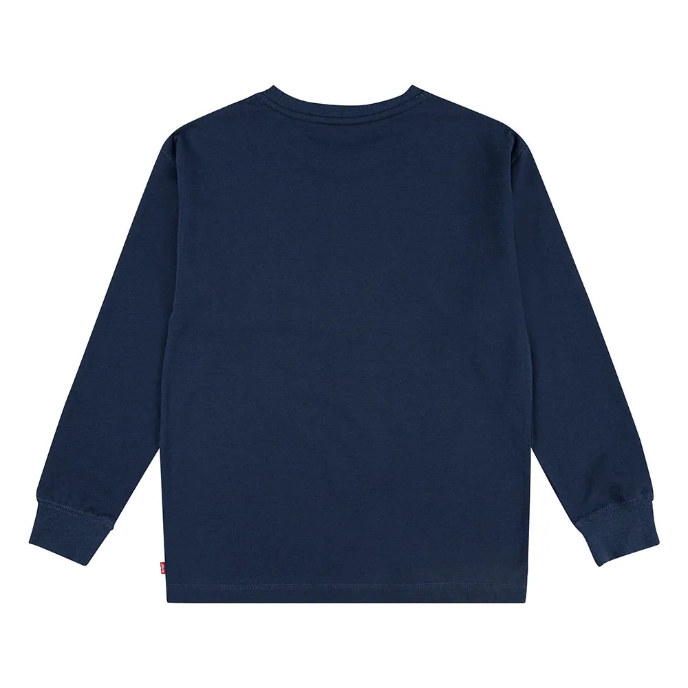 Levi's Pocket T-shirt Med Lång ärm, Dress blues, 5Y