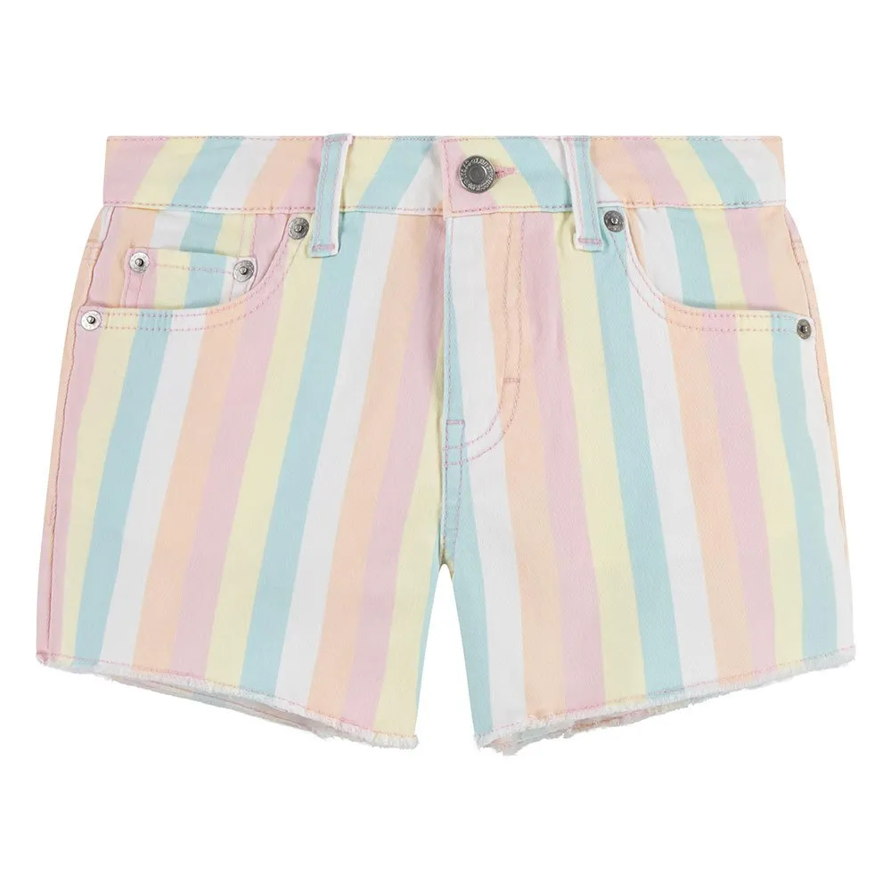 Levi's Printed Fray Hem Shorts