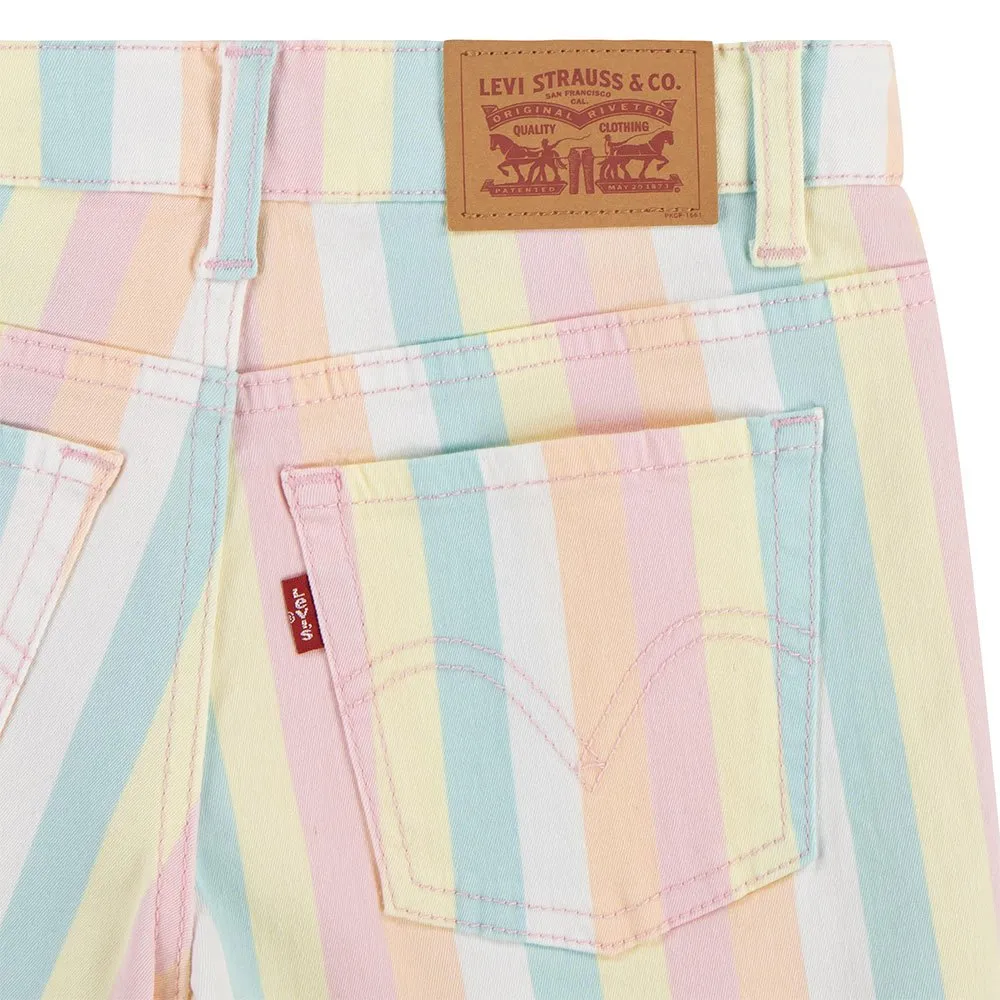 Levi's Printed Fray Hem Shorts