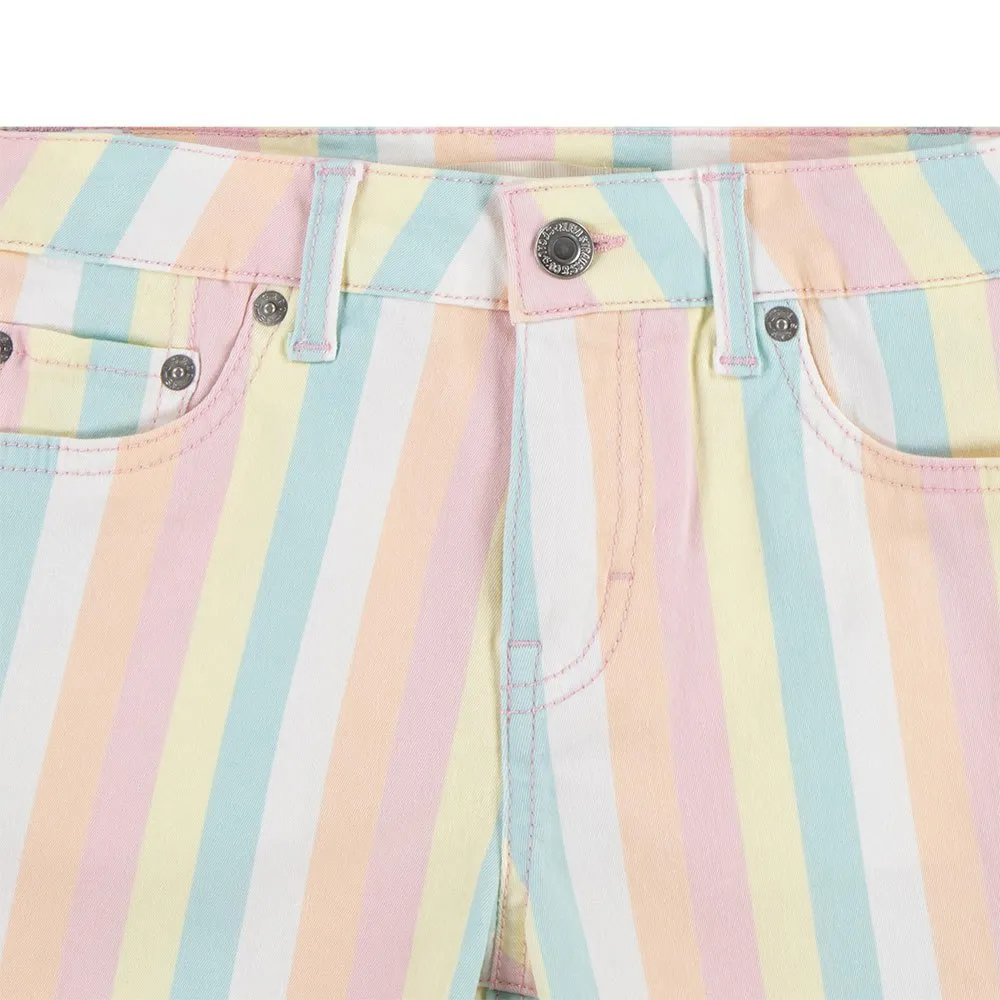 Levi's Printed Fray Hem Shorts